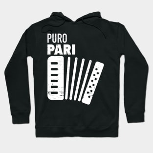 Puro Pari - Grunge design - white Hoodie